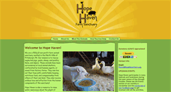 Desktop Screenshot of hopehavenfarm.org