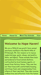 Mobile Screenshot of hopehavenfarm.org