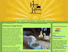 Tablet Screenshot of hopehavenfarm.org